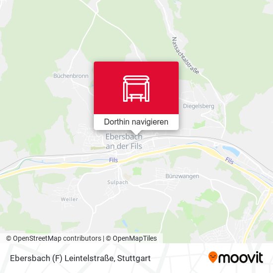 Ebersbach (F) Leintelstraße Karte