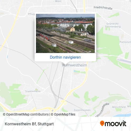 Kornwestheim Bf Karte