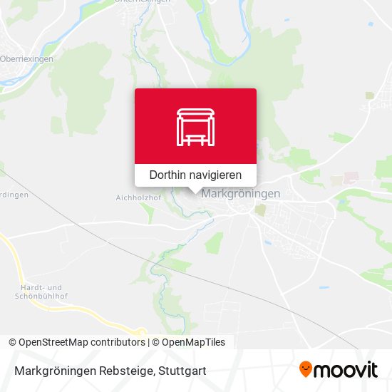 Markgröningen Rebsteige Karte