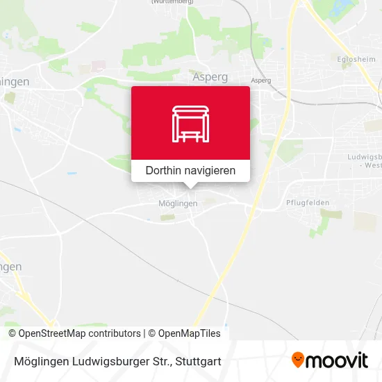 Möglingen Ludwigsburger Str. Karte