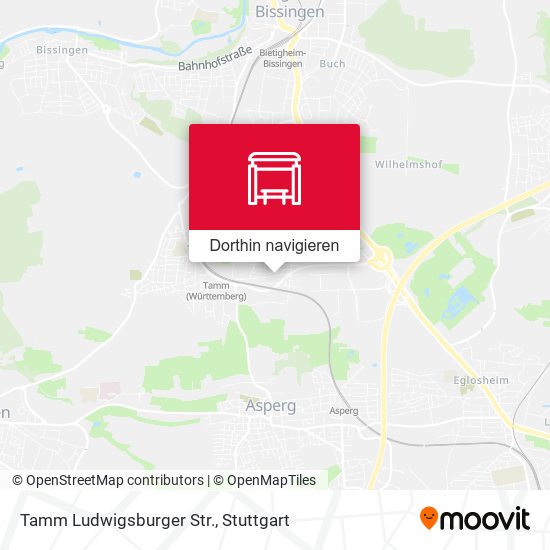 Tamm Ludwigsburger Str. Karte