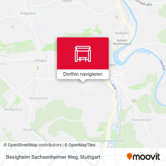 Besigheim Sachsenheimer Weg Karte