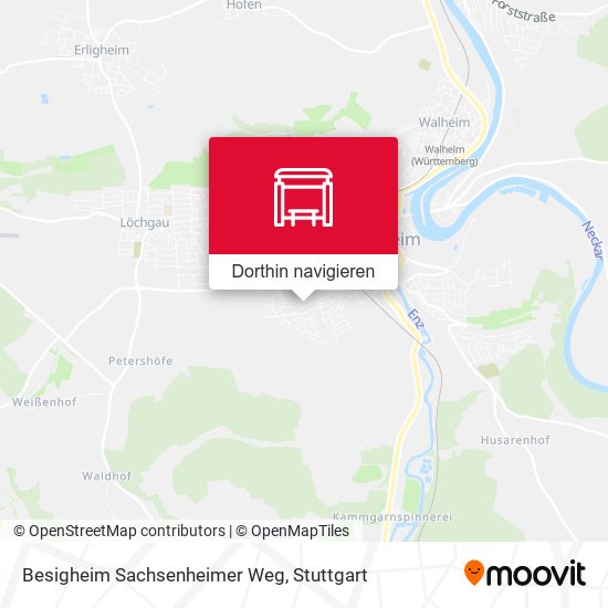 Besigheim Sachsenheimer Weg Karte