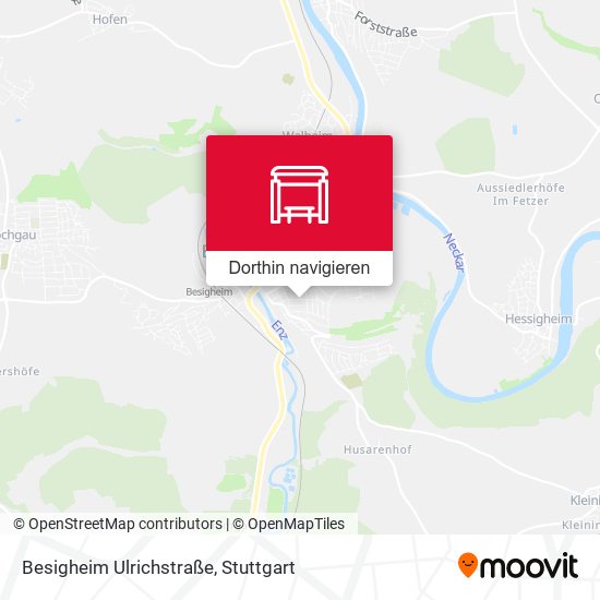 Besigheim Ulrichstraße Karte