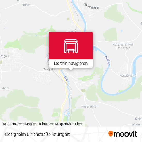 Besigheim Ulrichstraße Karte