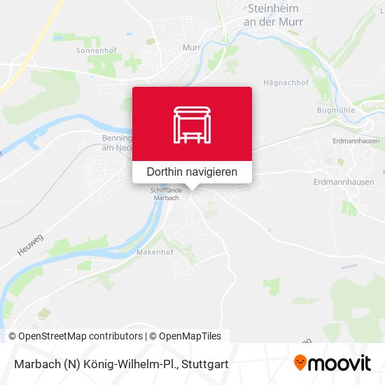 Marbach (N) König-Wilhelm-Pl. Karte