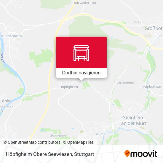 Höpfigheim Obere Seewiesen Karte