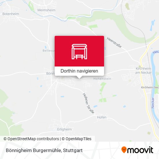 Bönnigheim Burgermühle Karte