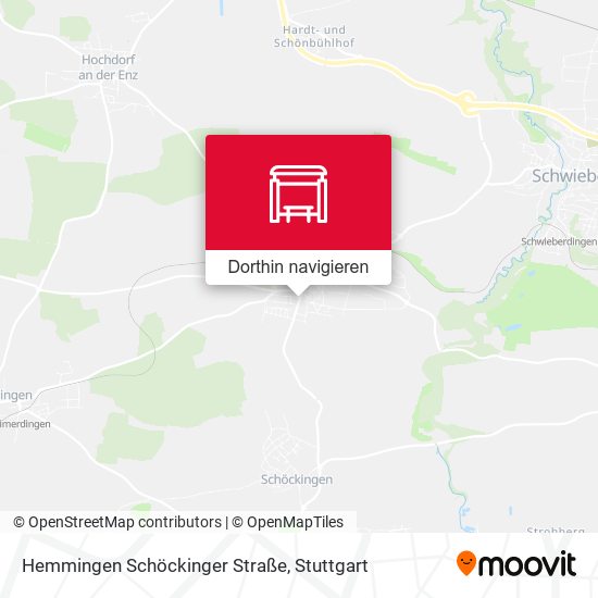 Hemmingen Schöckinger Straße Karte