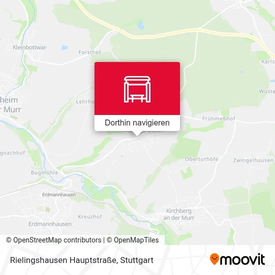 Rielingshausen Hauptstraße Karte