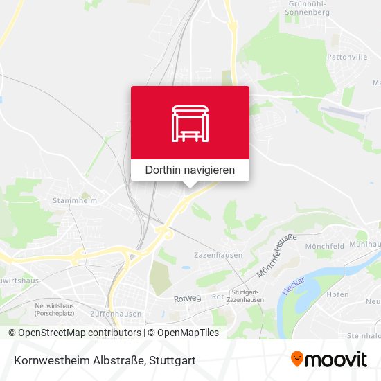 Kornwestheim Albstraße Karte