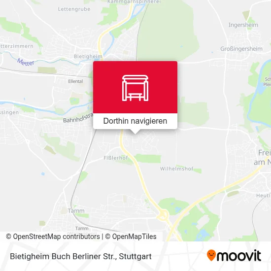 Bietigheim Buch Berliner Str. Karte