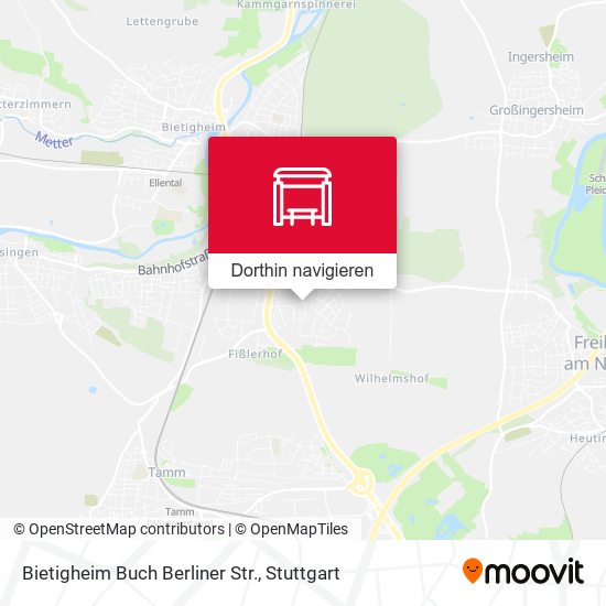 Bietigheim Buch Berliner Str. Karte