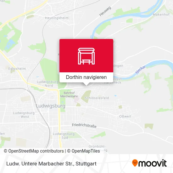 Ludw. Untere Marbacher Str. Karte
