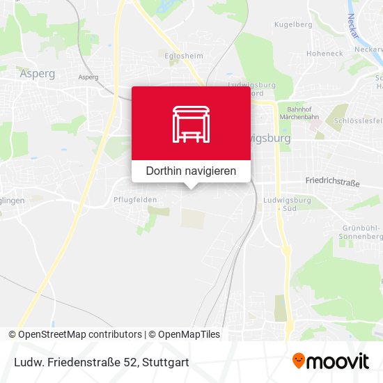 Ludw. Friedenstraße 52 Karte
