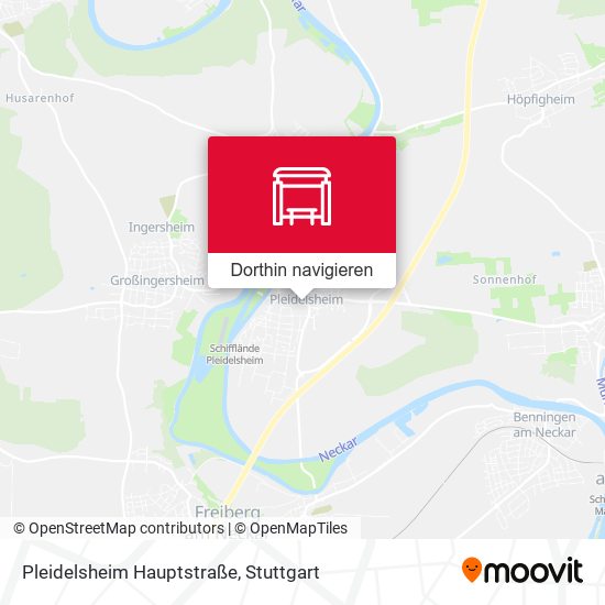 Pleidelsheim Hauptstraße Karte