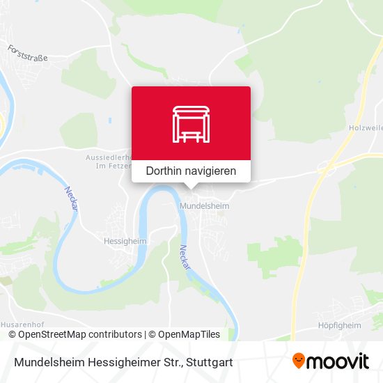 Mundelsheim Hessigheimer Str. Karte