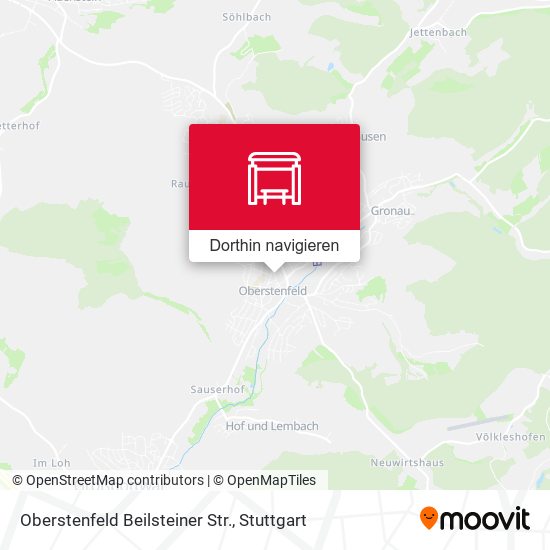 Oberstenfeld Beilsteiner Str. Karte