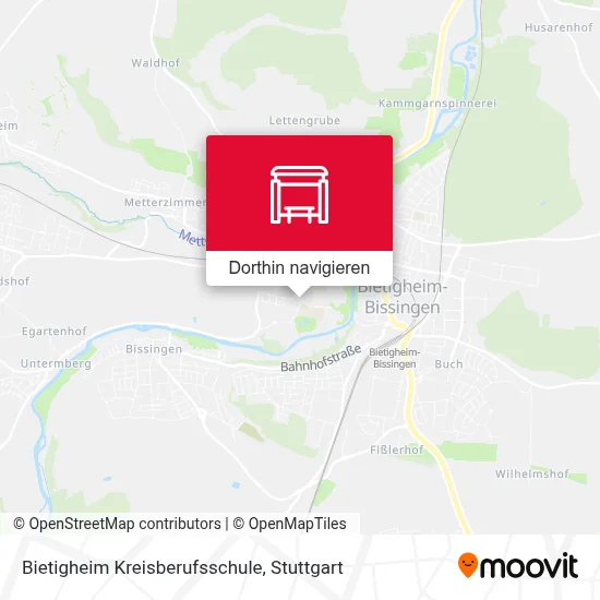 Bietigheim Kreisberufsschule Karte