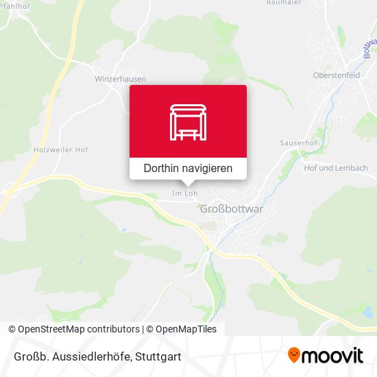 Großb. Aussiedlerhöfe Karte
