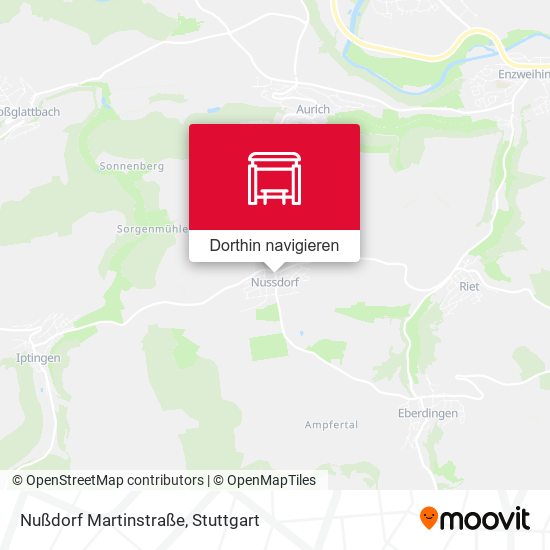 Nußdorf Martinstraße Karte