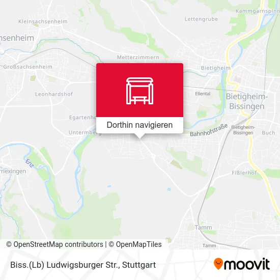 Biss.(Lb) Ludwigsburger Str. Karte