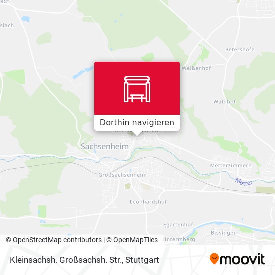 Kleinsachsh. Großsachsh. Str. Karte