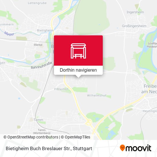 Bietigheim Buch Breslauer Str. Karte