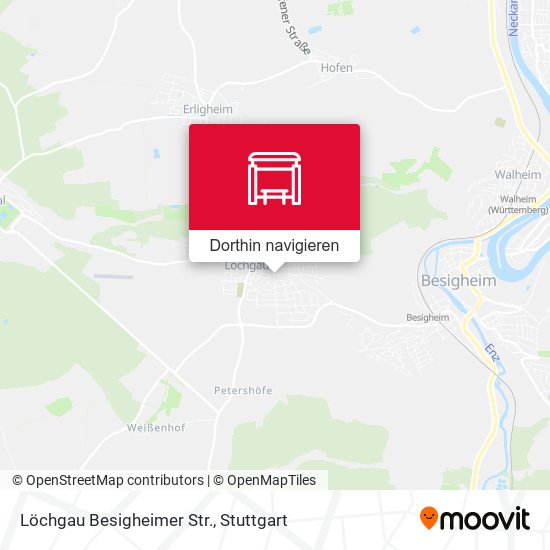 Löchgau Besigheimer Str. Karte