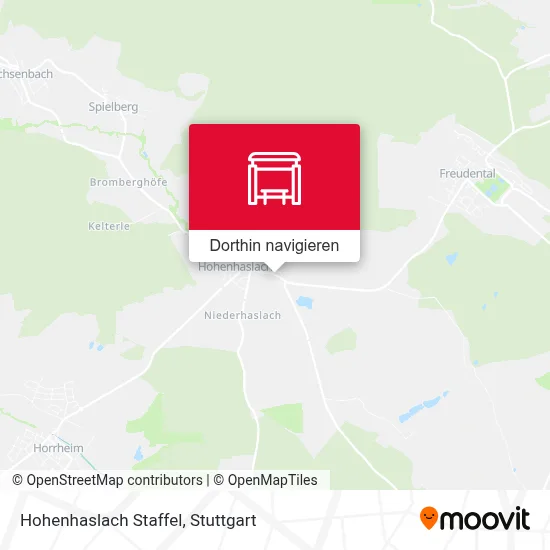 Hohenhaslach Staffel Karte