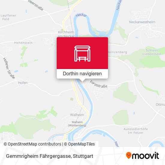 Gemmrigheim Fährgergasse Karte
