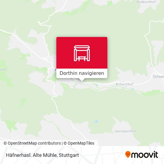 Häfnerhasl. Alte Mühle Karte