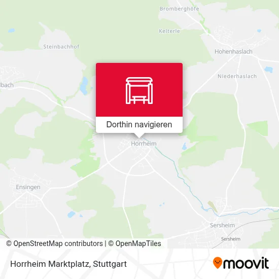 Horrheim Marktplatz Karte