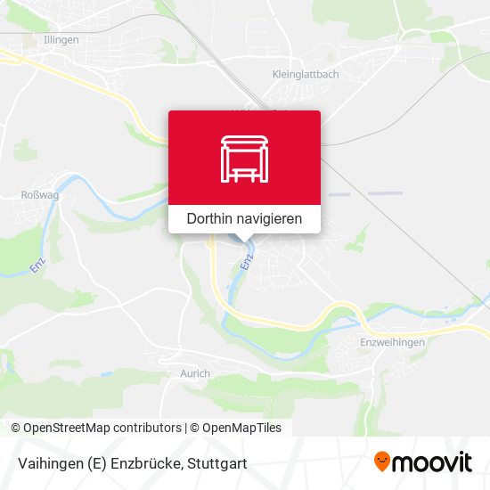 Vaihingen (E) Enzbrücke Karte