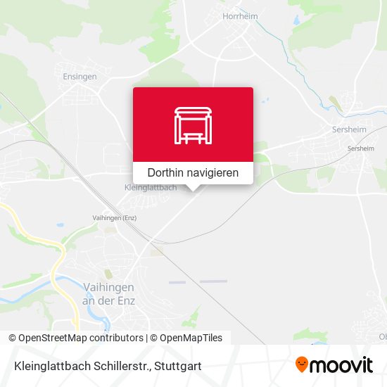 Kleinglattbach Schillerstr. Karte