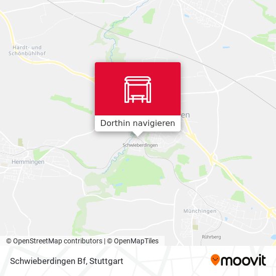 Schwieberdingen Bf Karte