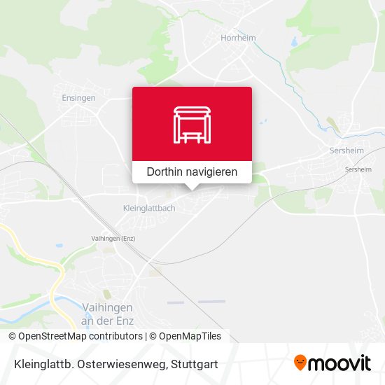 Kleinglattb. Osterwiesenweg Karte