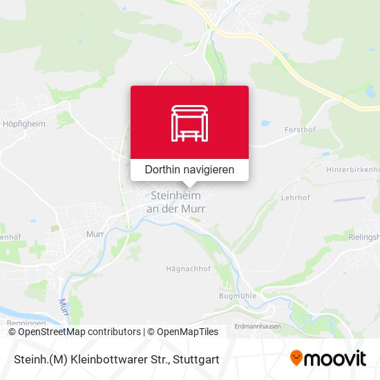 Steinh.(M) Kleinbottwarer Str. Karte