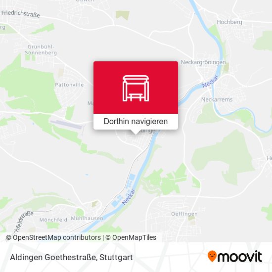 Aldingen Goethestraße Karte