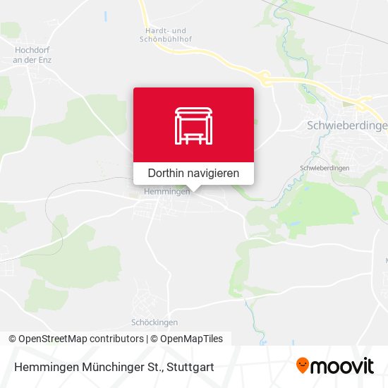 Hemmingen Münchinger St. Karte