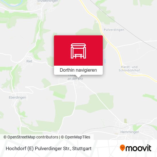 Hochdorf (E) Pulverdinger Str. Karte