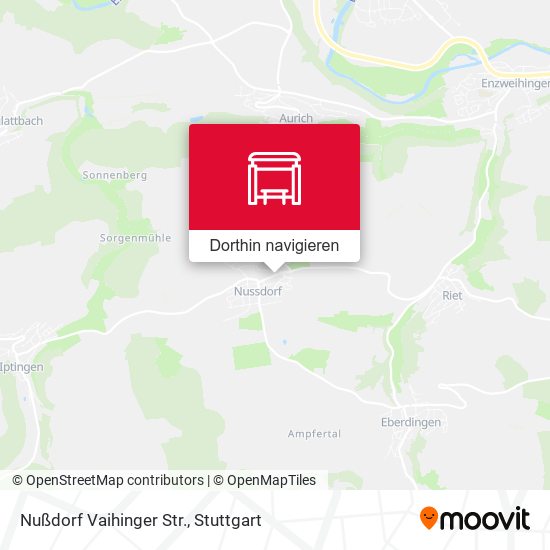 Nußdorf Vaihinger Str. Karte