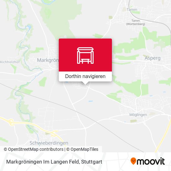 Markgröningen Im Langen Feld Karte