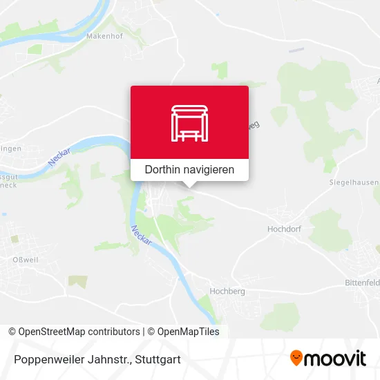Poppenweiler Jahnstr. Karte