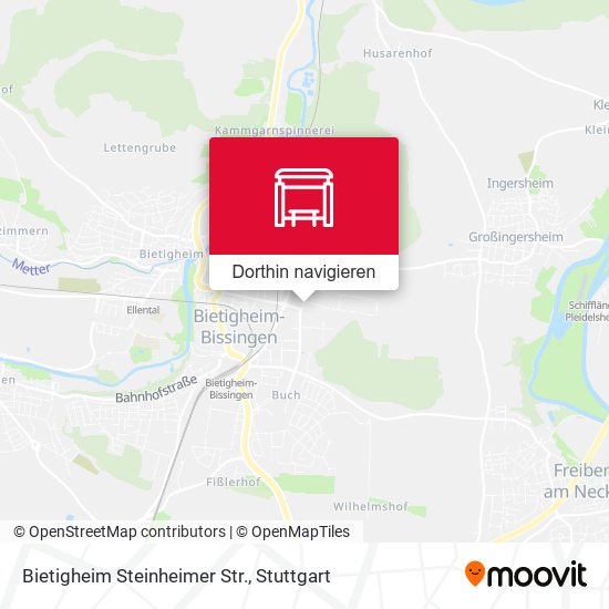 Bietigheim Steinheimer Str. Karte