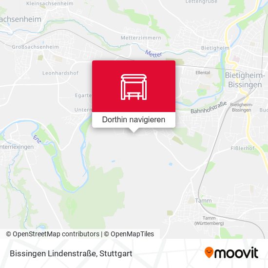 Bissingen Lindenstraße Karte