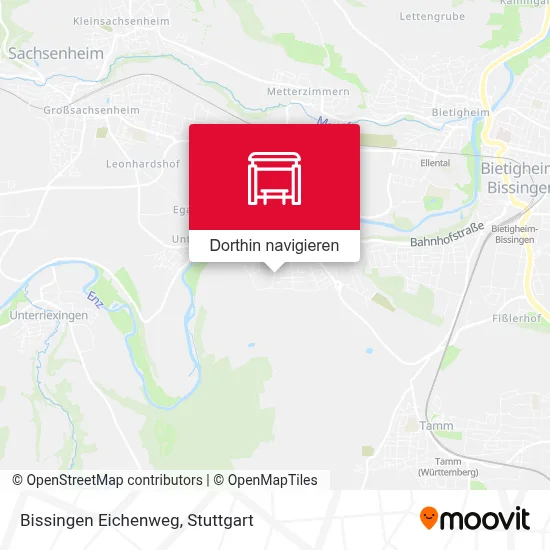 Bissingen Eichenweg Karte