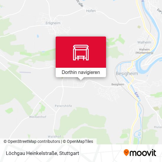Löchgau Heinkelstraße Karte