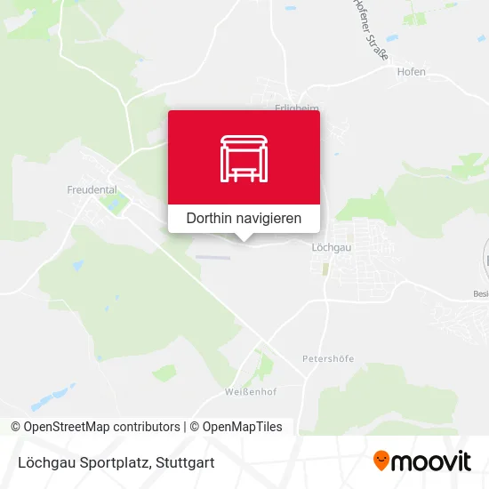 Löchgau Sportplatz Karte