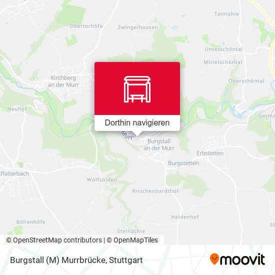 Burgstall (M) Murrbrücke Karte